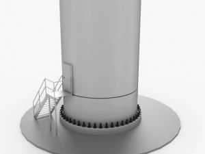 wind turbine nordex 3D Model