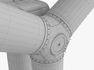 wind turbine nordex Model 3D