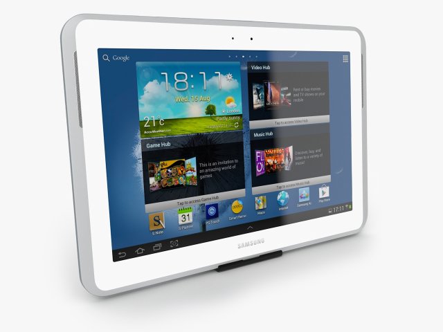 samsung galaxy note 101 3D 模型 .c4d .max .obj .3ds .fbx .stl .blend 