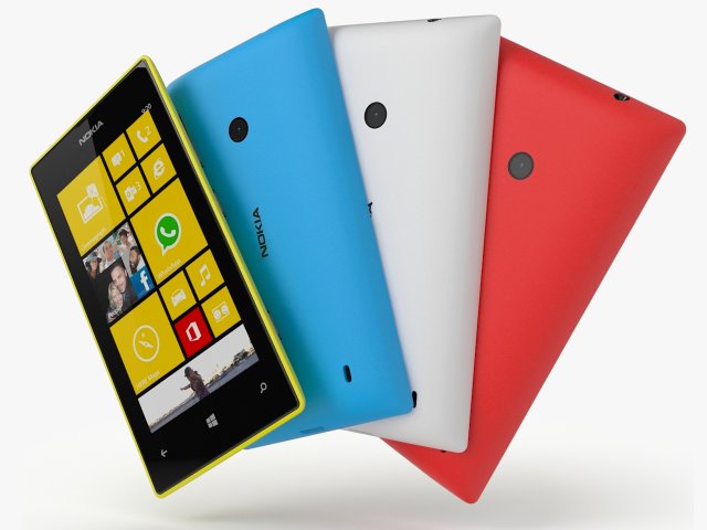 nokia lumia 520 3D 모델 .c4d .max .obj .3ds .fbx .stl .blend 