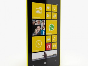 nokia lumia 520 3D 모델