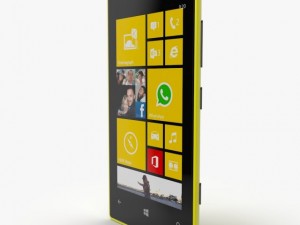 nokia lumia 520 3D 모델