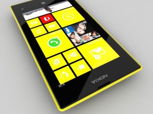nokia lumia 520 3D 모델