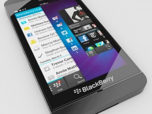 blackberry z10 3D 模型