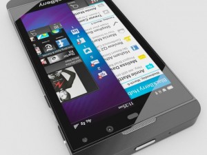 blackberry z10 3D 模型