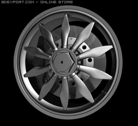 c8 spyker highly detailed whee 3D Model .c4d .max .obj .3ds .fbx .stl .blend 