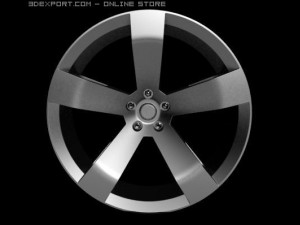 dodge challenger concept wheel Modello 3D