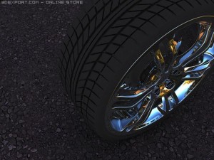 wheel Modelo 3D