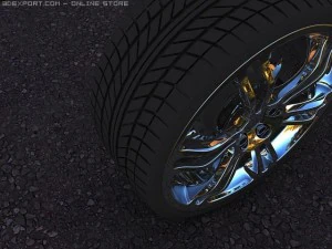 wheel 3D Model