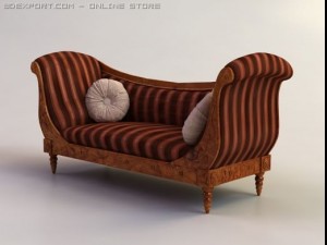 divan classic 3D Model