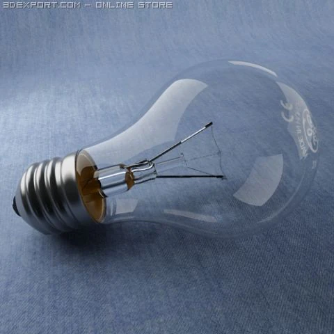 electric light 3D Model .c4d .max .obj .3ds .fbx .stl .blend 