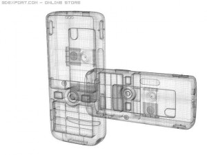 sony ericsson k750 Model 3D