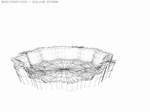 ashtray Modello 3D
