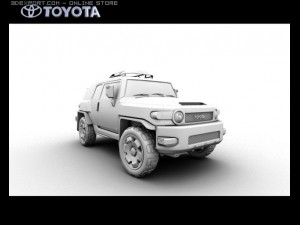 toyota fj cruiser suv Modèle 3D