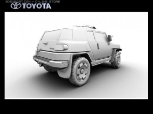 toyota fj cruiser suv Modèle 3D