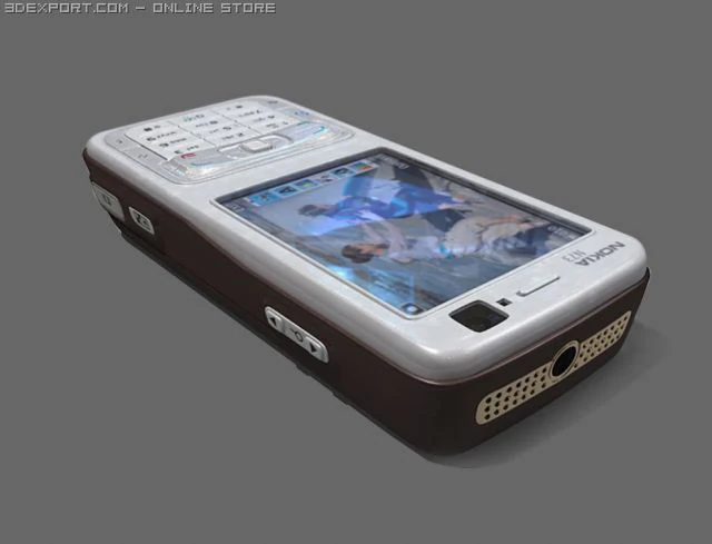 nokia n73 mobile 3D Model .c4d .max .obj .3ds .fbx .stl .blend 