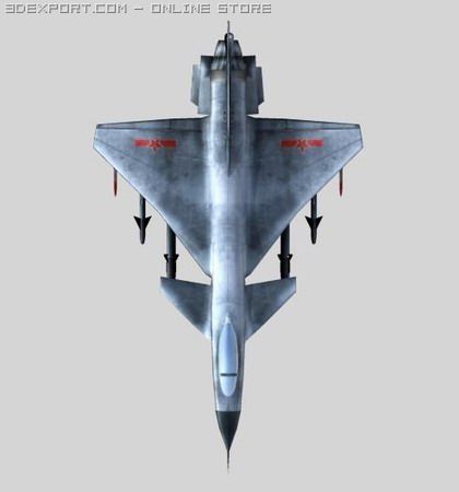 j 10 china military aircraft 3D 模型 .c4d .max .obj .3ds .fbx .stl .blend 