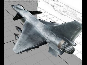 j 10 china military aircraft 3D 模型