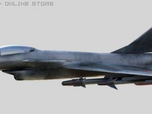 j 10 china military aircraft 3D 模型