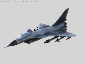 j 10 china military aircraft 3D 模型