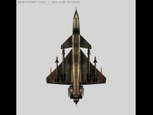 j 10 china military aircraft 3D 模型