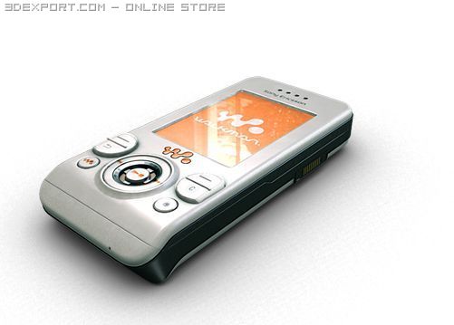 sonyericsson w580 3Dモデル .c4d .max .obj .3ds .fbx .stl .blend 