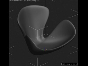 detailed chair Model 3D