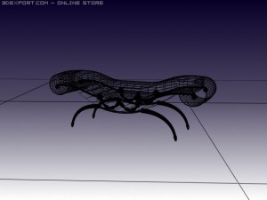 armchair 3Dモデル