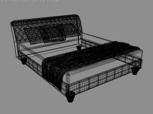 bed 3D Model