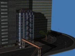 cityscape scene 2 3D Model