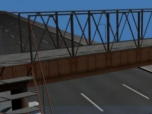 metal bridge Modèle 3D