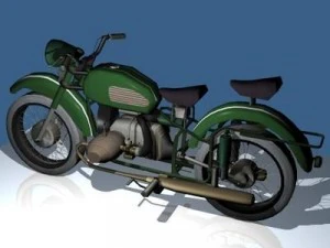 motorcyclemilitary version 3D Model