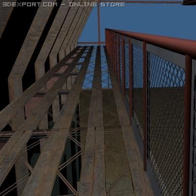 military hangar Modèle 3D .c4d .max .obj .3ds .fbx .stl .blend 