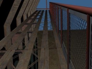 military hangar 3D Модель