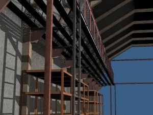 military hangar Modèle 3D