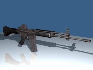 s2 rifle 3D Модель