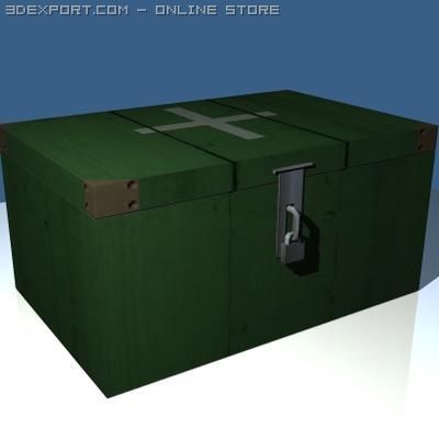 medic box Model 3D .c4d .max .obj .3ds .fbx .stl .blend 