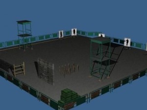 training center 3D 모델
