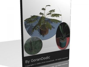 10 plants 3D Model