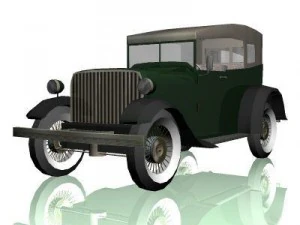 auto d'epoca Modello 3D