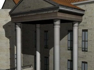 casa villa Modello 3D