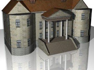 villa house 3D 模型