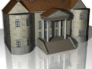 villa house 3D Model