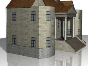 villa house 3D Model