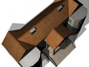 villa house 3D 模型
