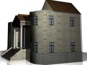 villa house 3D 模型