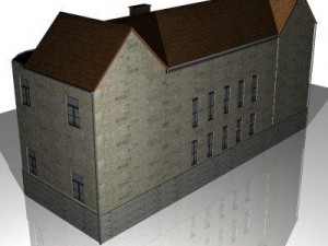 villa house 3D 模型