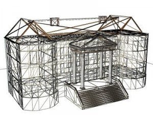 villa house 3D 模型
