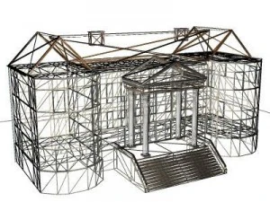 villa house 3D Model