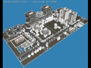 new city 3D-Modell